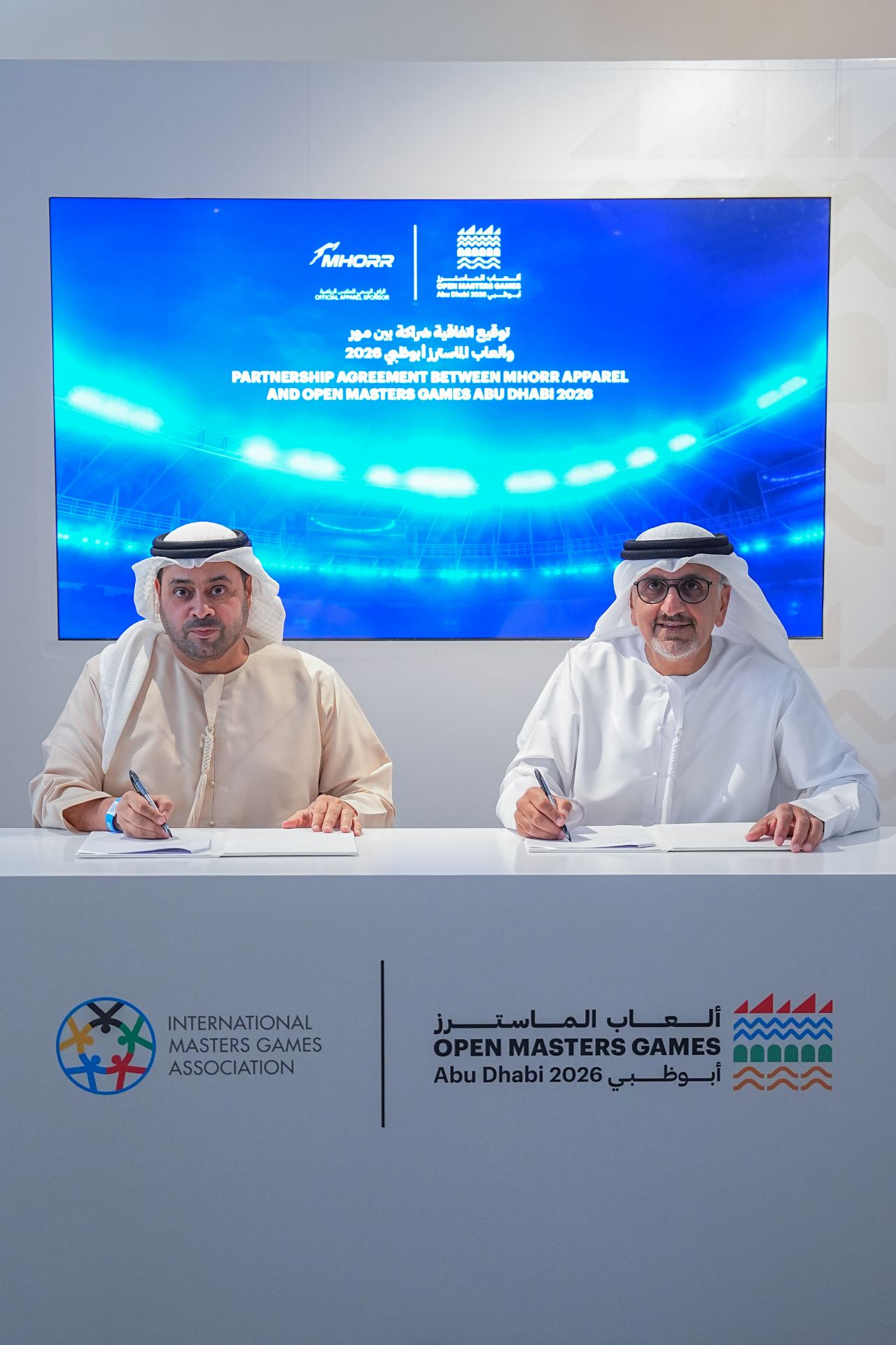 MHORR and Open Masters Games Abu Dhabi 2026 partnership signing